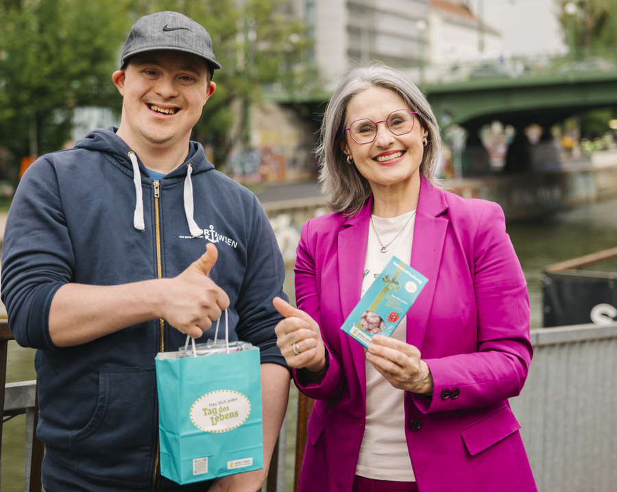 Simon Couvreur und Martina Kronthaler Tag des Lebens